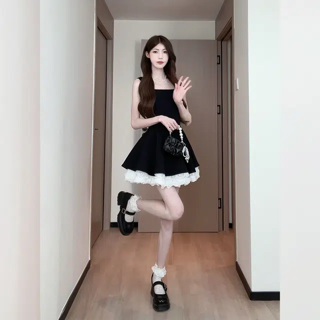 松本丧丧 韩版珍珠拼接 设计感修身舒适百搭时尚上衣针织衫 女款