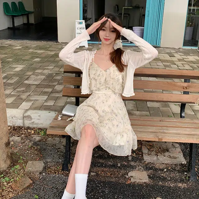松本丧丧 纯色竖条坑纹新款夏季薄开衫上衣长袖慵懒弹力百搭 女款
