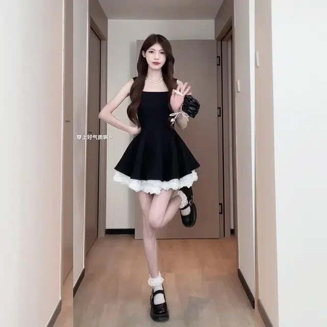 松本丧丧 韩版珍珠拼接 设计感修身舒适百搭时尚上衣针织衫 女款