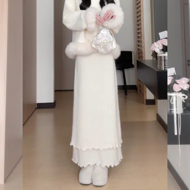 松本丧丧 名媛新中式千金绒感外套 女款 杏色