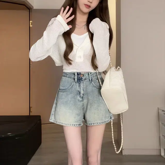 松本丧丧 新款系列 后背系蝴蝶结镂空针织衫 女款