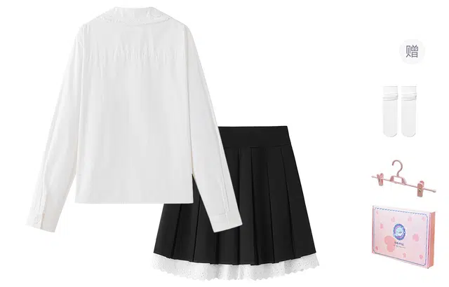 东鲸岁时记 时尚舒适休闲百搭长袖裙装套装 女款