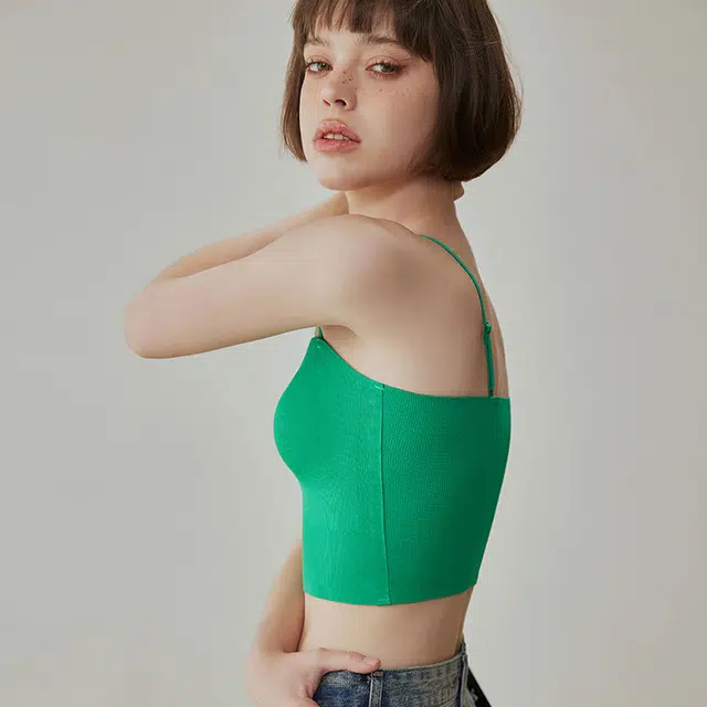 内在密码 美背文胸一体吊带内衣免穿文胸薄款性感抹胸防走光修身显瘦内搭女款