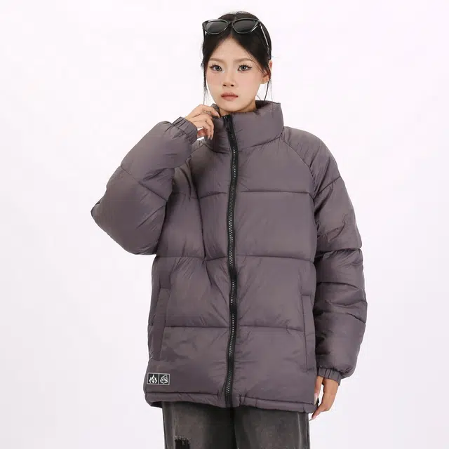 星际者 立领宽松休闲防风保暖加厚面包通勤百搭棉服 男女同款