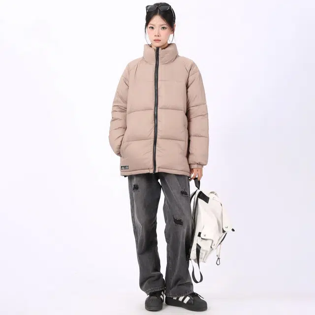 星际者 立领宽松休闲防风保暖加厚面包通勤百搭棉服 男女同款