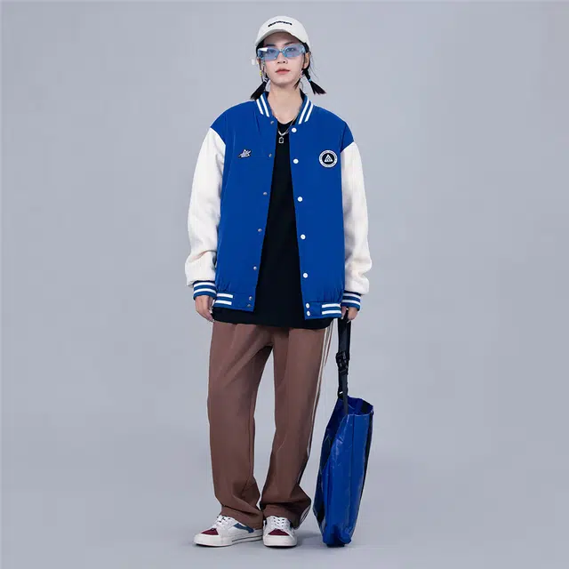星际者 字母宽松休闲外套棒球服 男女同款
