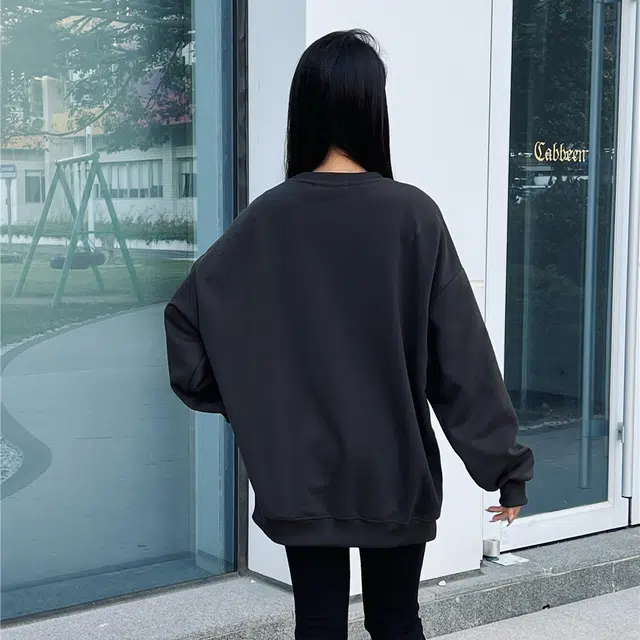 星际者 彩色字母星星印花落肩宽松圆领套头卫衣 男女同款 加绒加厚可选