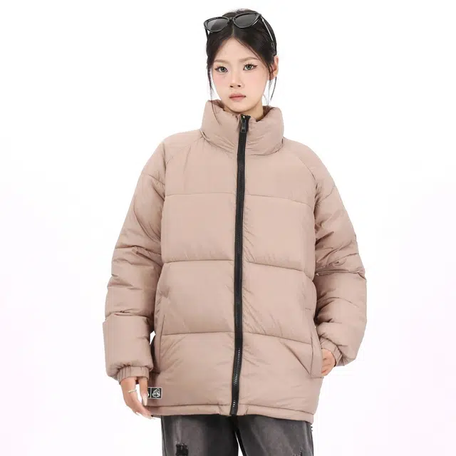 星际者 立领宽松休闲防风保暖加厚面包通勤百搭棉服 男女同款
