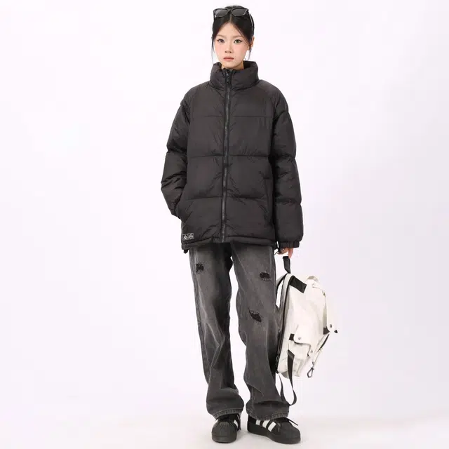 星际者 立领宽松休闲防风保暖加厚面包通勤百搭棉服 男女同款