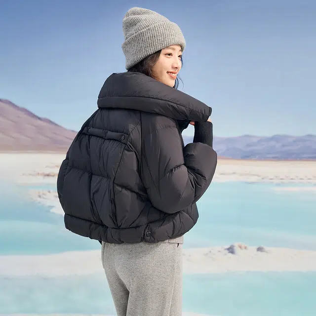 XIANGYING Miu Down Jacket Black