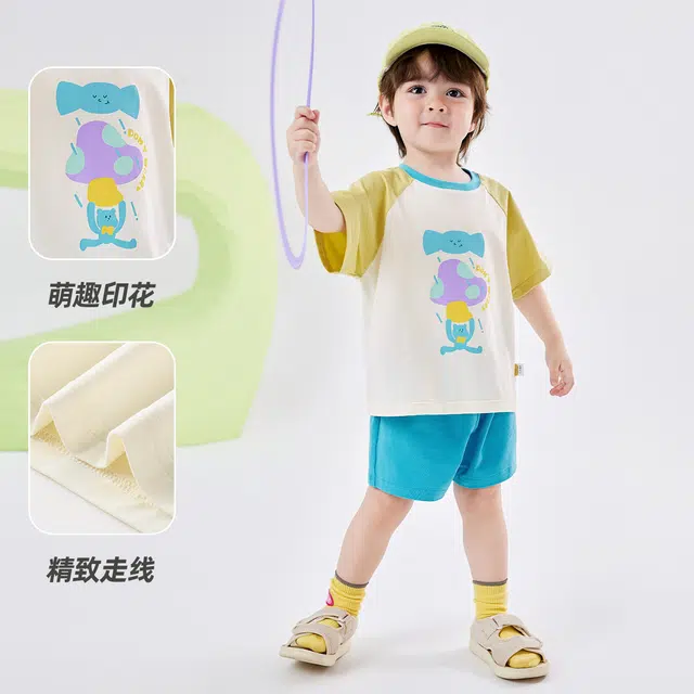 儿童 嘟嘟家 舒适柔软轻盈透气婴套装
