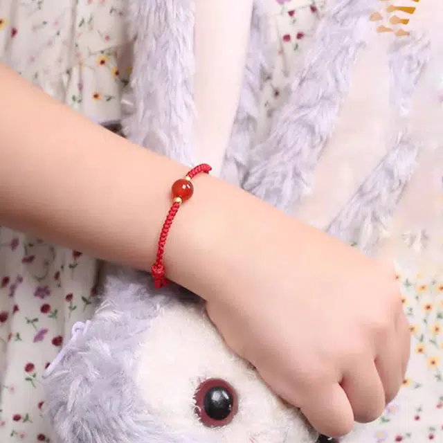 阡陌 时来运转 新中式简约精致编织手绳 高考中考祝福手绳本命年礼盒 小众高级设计感  织物 手链 男女同款情侣款