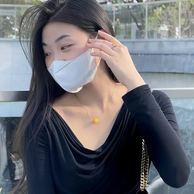 琳琯瑛 新中式国风气质小众设计款单珠路路通转运珠 蜜蜡 玉石吊坠 女款