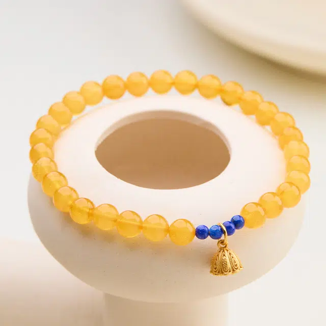 琳琯瑛 新中式国风 蜜蜡 名贵玉石手串 女款
