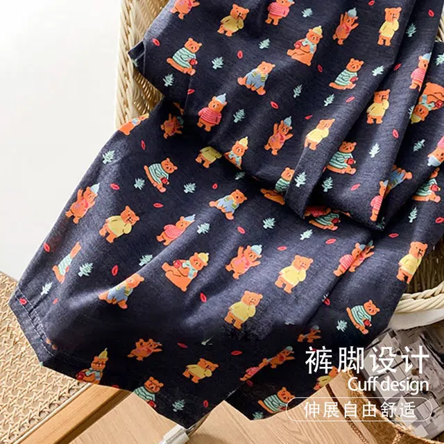 兰缪 舒适甜美可爱薄款睡裤 女款 图片色