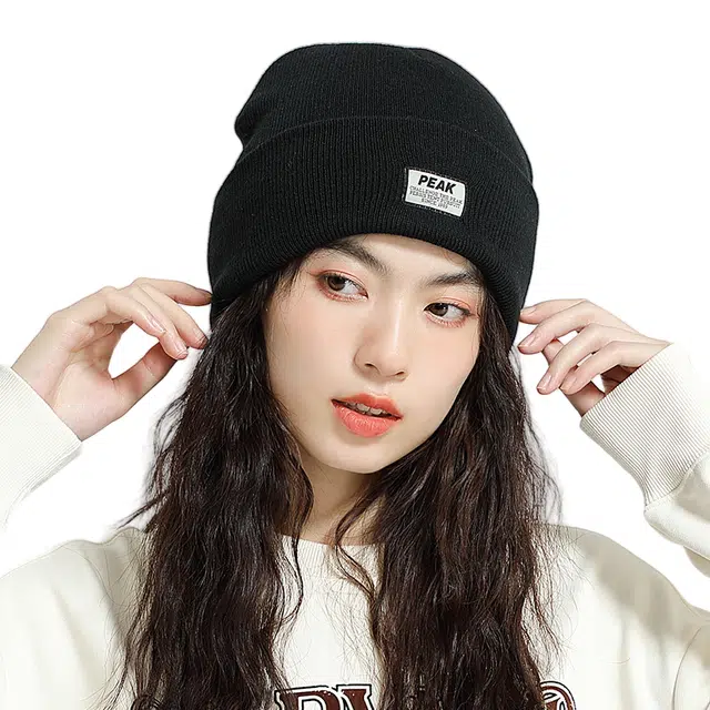 匹克 百搭潮流 显脸小 宽松登山滑雪冬季 腈纶 帽子 男女同款情侣款