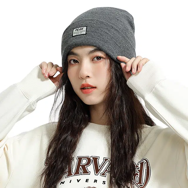匹克 百搭潮流 显脸小 宽松登山滑雪冬季 腈纶 帽子 男女同款情侣款
