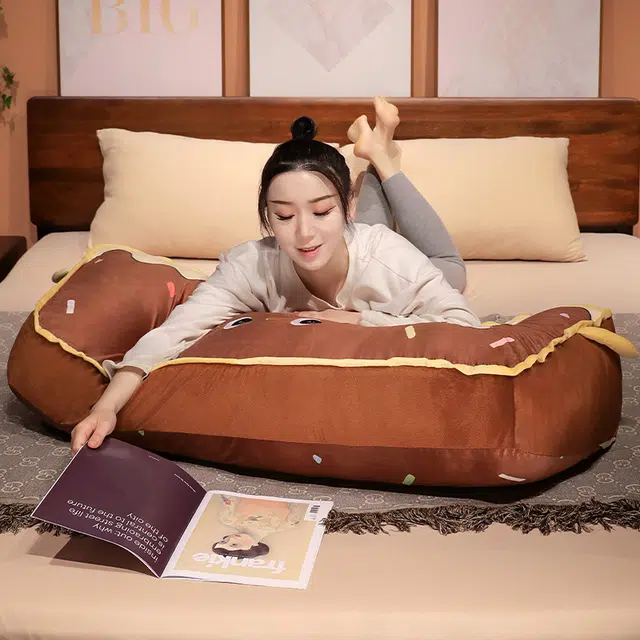 意屋语 梯形甜甜圈 填充物饱满不掉毛 睡觉安抚 玩偶周边