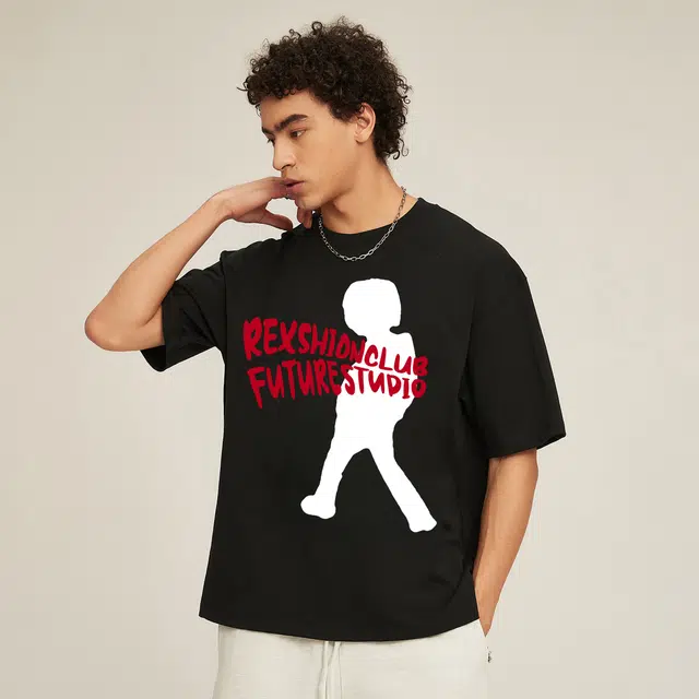 REXSHION Vintage Cartoon Logo T-Shirt