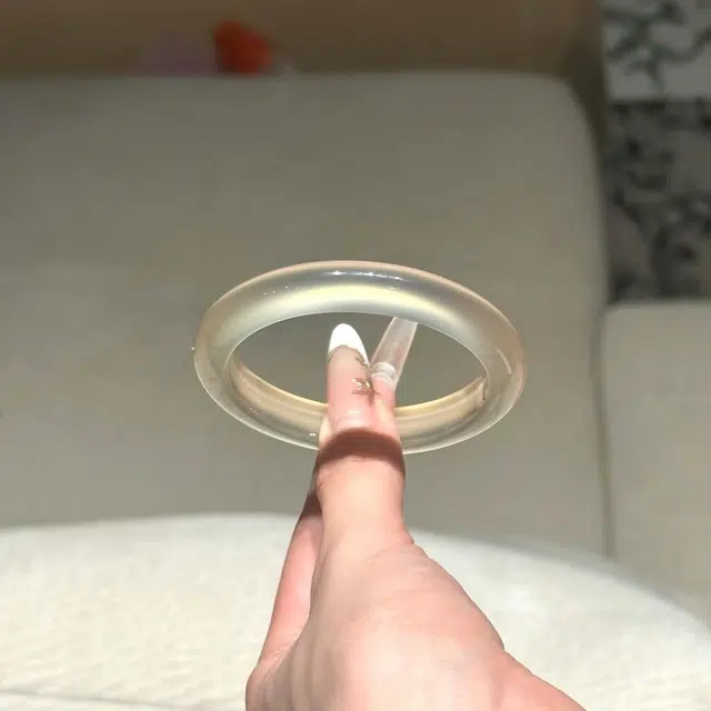 匠锁心玉 香槟金 清新 新中式国潮国风 小众典雅 吉祥如意轻奢高级清冷感 极简风 潮流年轻气质百搭 温润手饰显白#好运 琉璃 手镯 女款