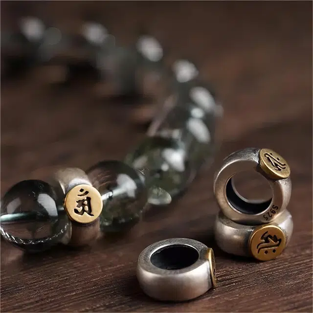 匠锁心玉 绿幽灵 本命年 十二生肖守护神 新中式 复古国潮 水晶 玉石手串 男女同款情侣款