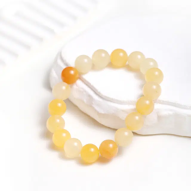 匠锁心玉 晚秋锦鲤 新中式 国潮国风 小众设计 轻奢高级 精致典雅 精致古风温婉 转运纳福 金丝玉 手串 男女同款情侣款