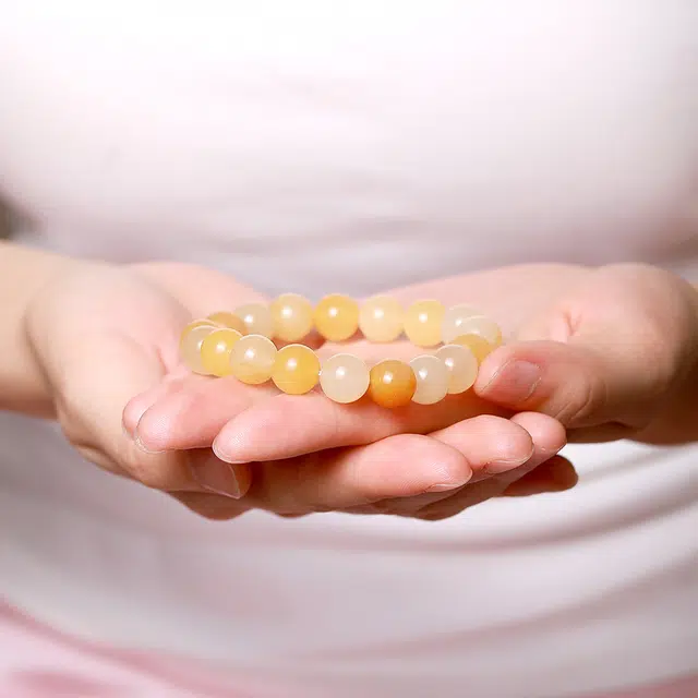 匠锁心玉 晚秋锦鲤 新中式 国潮国风 小众设计 轻奢高级 精致典雅 精致古风温婉 转运纳福 金丝玉 手串 男女同款情侣款