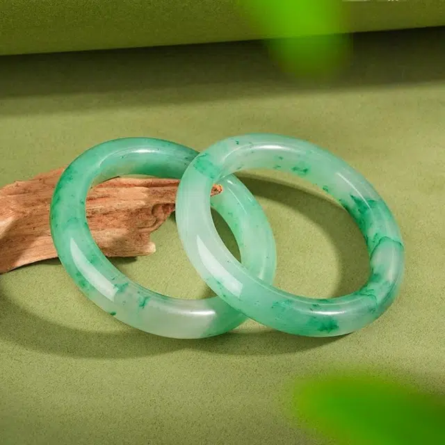 匠锁心玉 新中式 国潮国风  轻奢高级感 古风温婉 清冷感 东方雅韵 独龙玉 手镯 女款