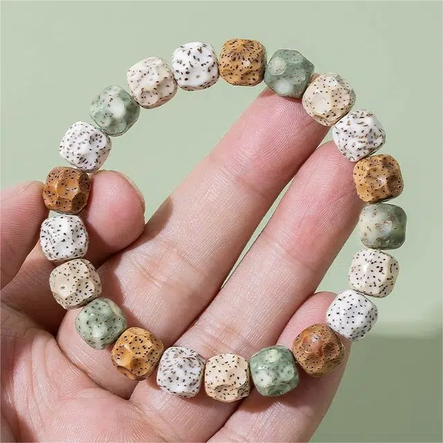 匠锁心玉 多宝无相新中式 国潮国风 转运佛珠复古 星月菩提 手串 男女同款情侣款