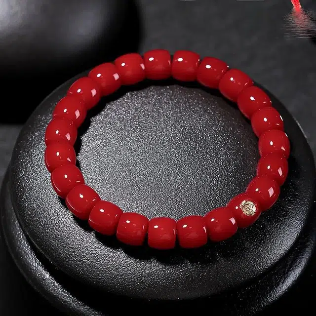 匠锁心玉 红鲤新中式 国潮国风 复古潮流 高级感 转运纳福 盘玩 菩提根 手串 女款