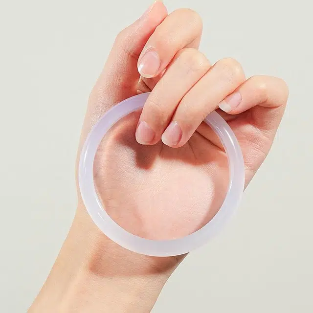 匠锁心玉 高冰清透紫罗兰 新中式 国潮国风 轻奢高级感 古风温婉 清冷感 潮流 玉髓 手镯 女款