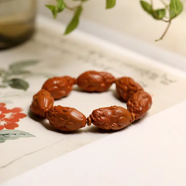 匠锁心玉 貔貅核桃   新中式 国潮国风 招财纳福 转运 本命守护 菩提子/菩提籽 手串 男女同款情侣款