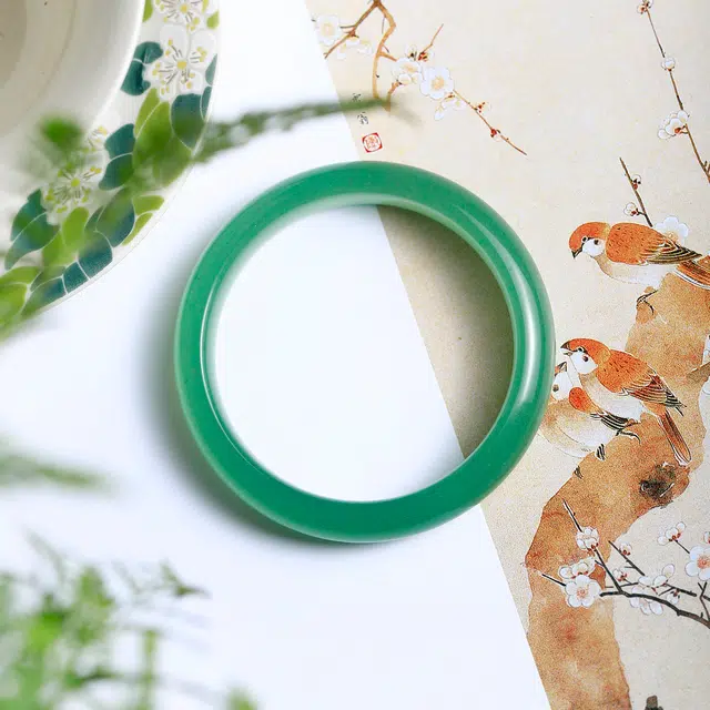 匠锁心玉 新中式 国潮国风 小众 轻奢高级 古风温婉 转运纳福 清冷感 东陵玉 手镯 女款