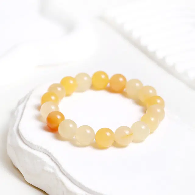 匠锁心玉 晚秋锦鲤 新中式 国潮国风 小众设计 轻奢高级 精致典雅 精致古风温婉 转运纳福 金丝玉 手串 男女同款情侣款