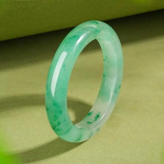 匠锁心玉 新中式 国潮国风  轻奢高级感 古风温婉 清冷感 东方雅韵 独龙玉 手镯 女款