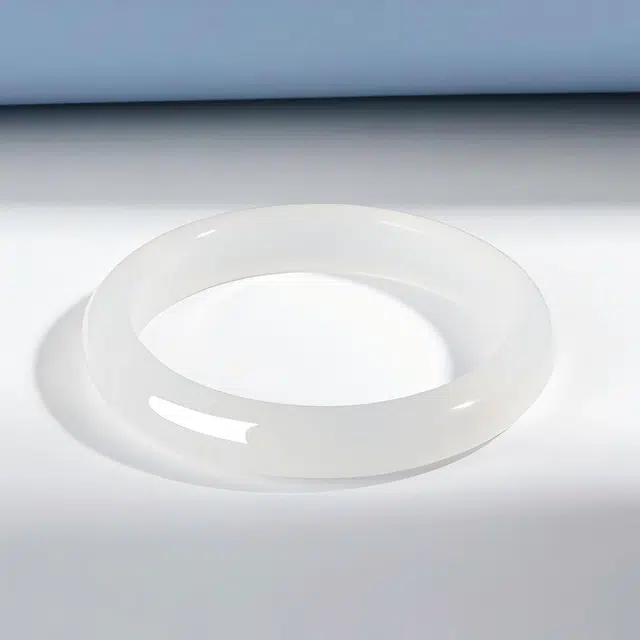 匠锁心玉 白月光 新中式 国潮国风 轻奢高级 清冷感 玉髓 手镯 女款