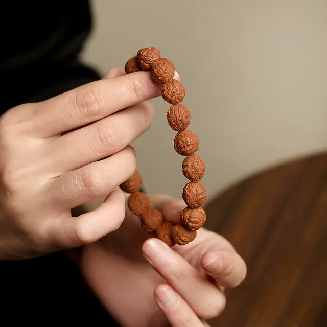 匠锁心玉 十八罗汉核桃  新中式 国潮国风 招财纳福 转运 菩提子/菩提籽 手串 男女同款情侣款