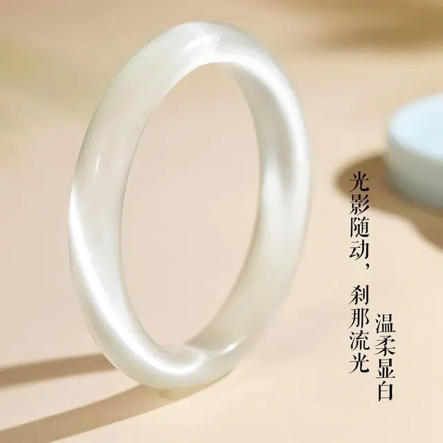 匠锁心玉 新中式古典轻奢高级 气质百搭典雅 琉璃 手镯 女款