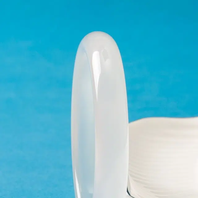 匠锁心玉 青山黛翠玉贵妃镯 新中式 国潮复古 民族风 轻奢高级 清冷感 玉髓 手镯 女款