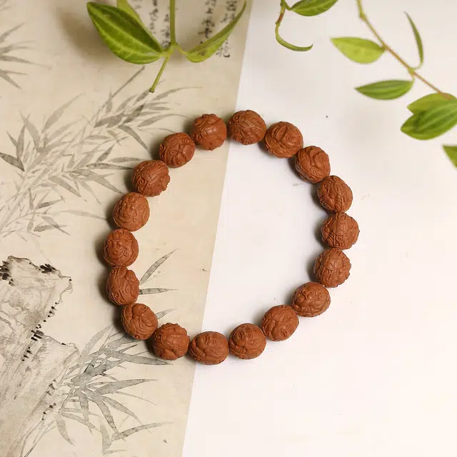 匠锁心玉 十八罗汉核桃  新中式 国潮国风 招财纳福 转运 菩提子/菩提籽 手串 男女同款情侣款