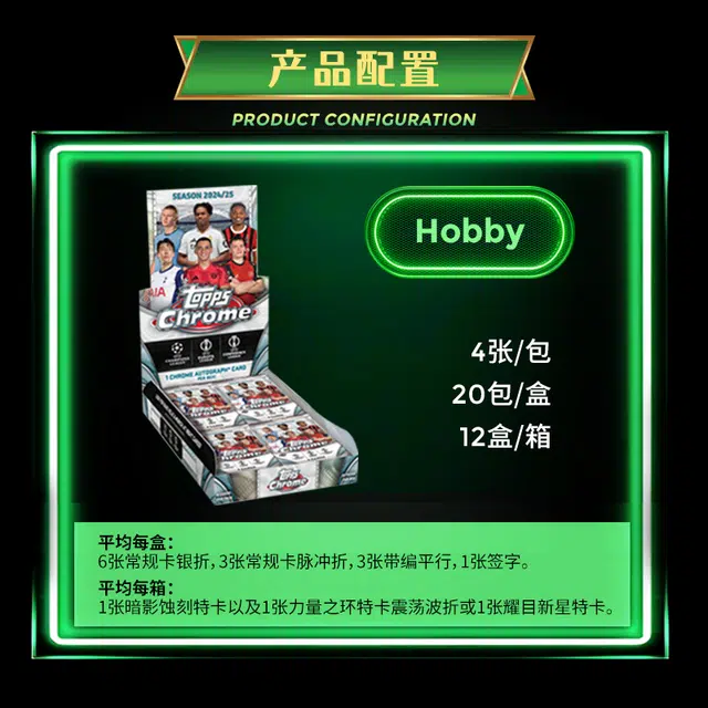 Topps 24-25 Topps Chrome TC Hobby