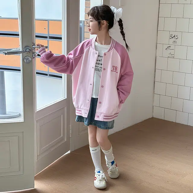 棉基因夹克外套 舒适拼色亲肤 儿童款
