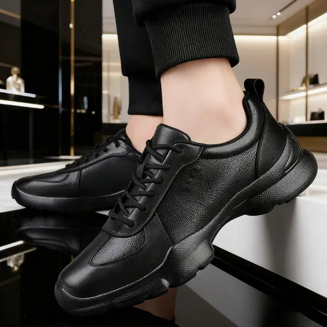 头层牛皮 高端经典舒适潮流商务时尚复古英伦风软皮软底百搭 正装皮鞋 男款