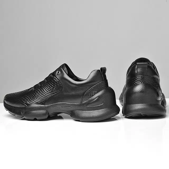 豪行 头层牛皮 低帮 透气简约 商务通勤 轻便舒适 登山 跑步 健身徒步  经典百搭  生活休闲鞋 男款