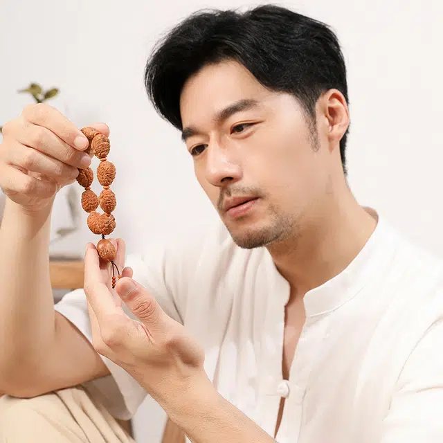 妍韵珠宝 九转乾坤 橄榄核 核桃手串 男女同款情侣款