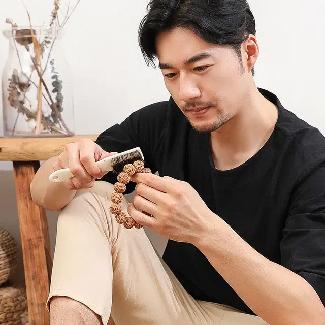 妍韵珠宝 满肉双龙纹六瓣 金刚菩提 手串 男女同款情侣款