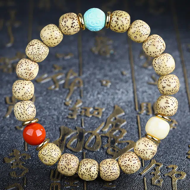 妍韵珠宝 国风文玩盘玩念珠小众设计 星月菩提 手串 男女同款情侣款