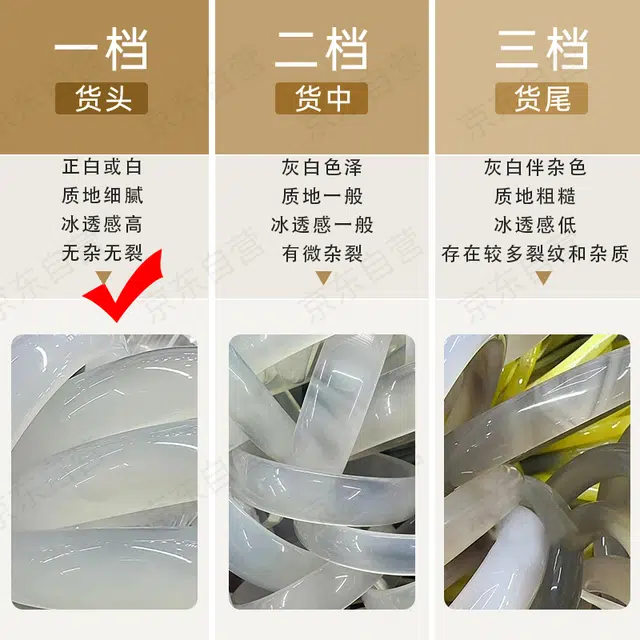 豆蔻时光 国潮古风 冰种玉 玉髓 玉髓手镯 女款 玉髓