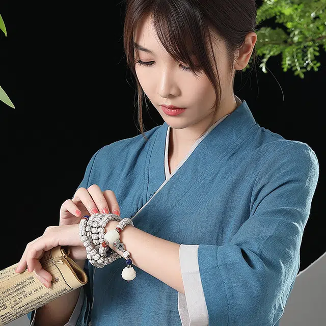 妍韵珠宝 六芒星 星月菩提 菩提类手串 男女同款情侣款