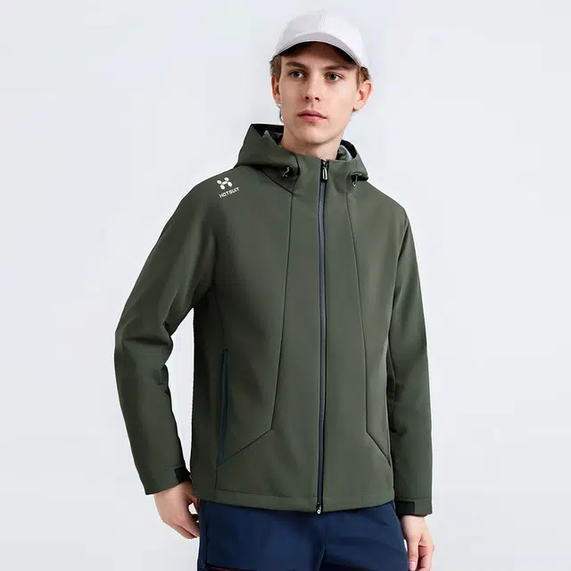 城市户外  美式防风防泼水通勤  软壳衣  男款